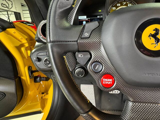 2017 Ferrari F12tdf Giallo Modena paint, painted stripes, carbon racing seats, loads of exterior/interior carbon Fort Lauderdale FL