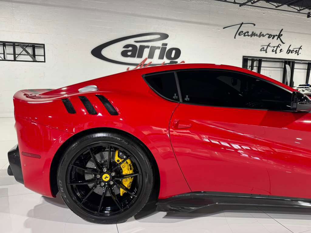 2017 Ferrari F12tdf TAILOR MADE! Rosso TRS paint, painted stripes, integrated audio,carbon fiber racing seats AND MORE!! Fort Lauderdale FL