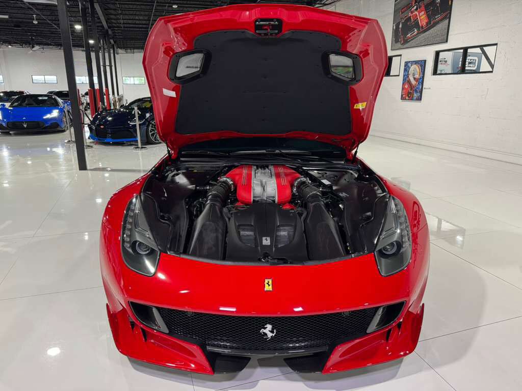 2017 Ferrari F12tdf TAILOR MADE! Rosso TRS paint, painted stripes, integrated audio,carbon fiber racing seats AND MORE!! Fort Lauderdale FL
