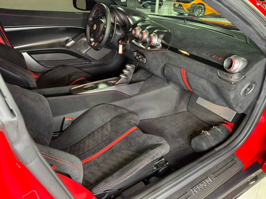 2017 Ferrari F12tdf TAILOR MADE! Rosso TRS paint, painted stripes, integrated audio,carbon fiber racing seats AND MORE!! Fort Lauderdale FL