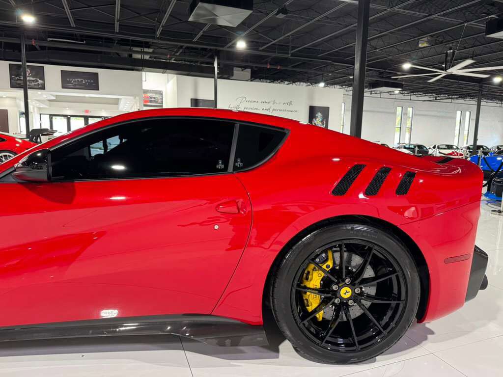 2017 Ferrari F12tdf TAILOR MADE! Rosso TRS paint, painted stripes, integrated audio,carbon fiber racing seats AND MORE!! Fort Lauderdale FL