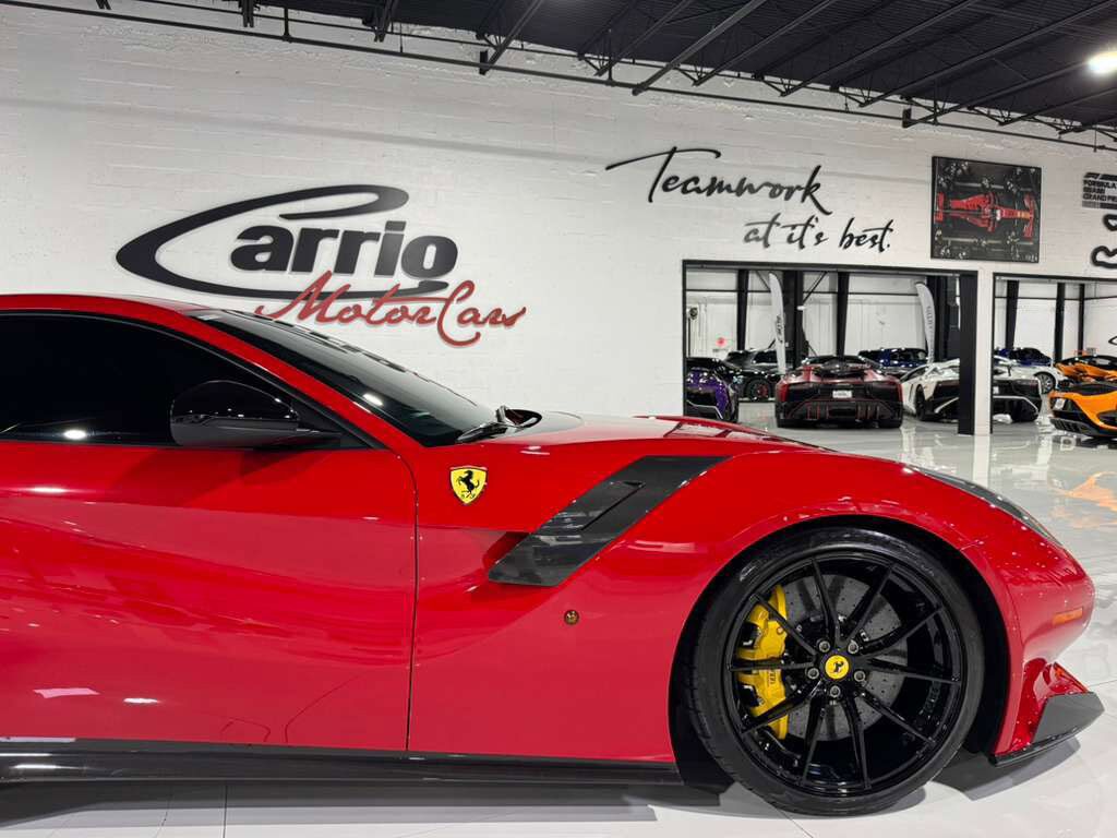 2017 Ferrari F12tdf TAILOR MADE! Rosso TRS paint, painted stripes, integrated audio,carbon fiber racing seats AND MORE!! Fort Lauderdale FL