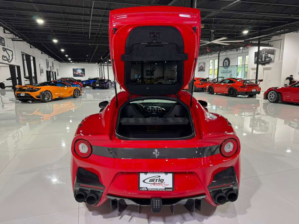 2017 Ferrari F12tdf TAILOR MADE! Rosso TRS paint, painted stripes, integrated audio,carbon fiber racing seats AND MORE!! Fort Lauderdale FL