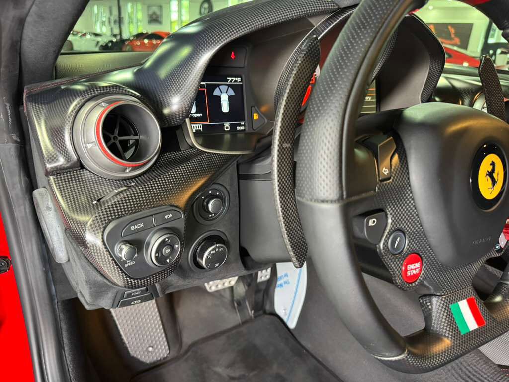 2017 Ferrari F12tdf TAILOR MADE! Rosso TRS paint, painted stripes, integrated audio,carbon fiber racing seats AND MORE!! Fort Lauderdale FL