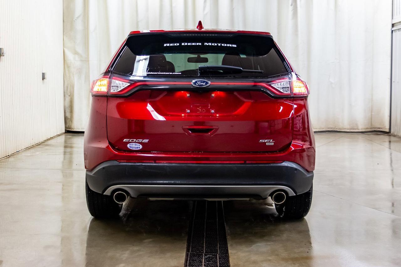 2017 Ford Edge AWD SEL Leather Nav BCam Red Deer AB