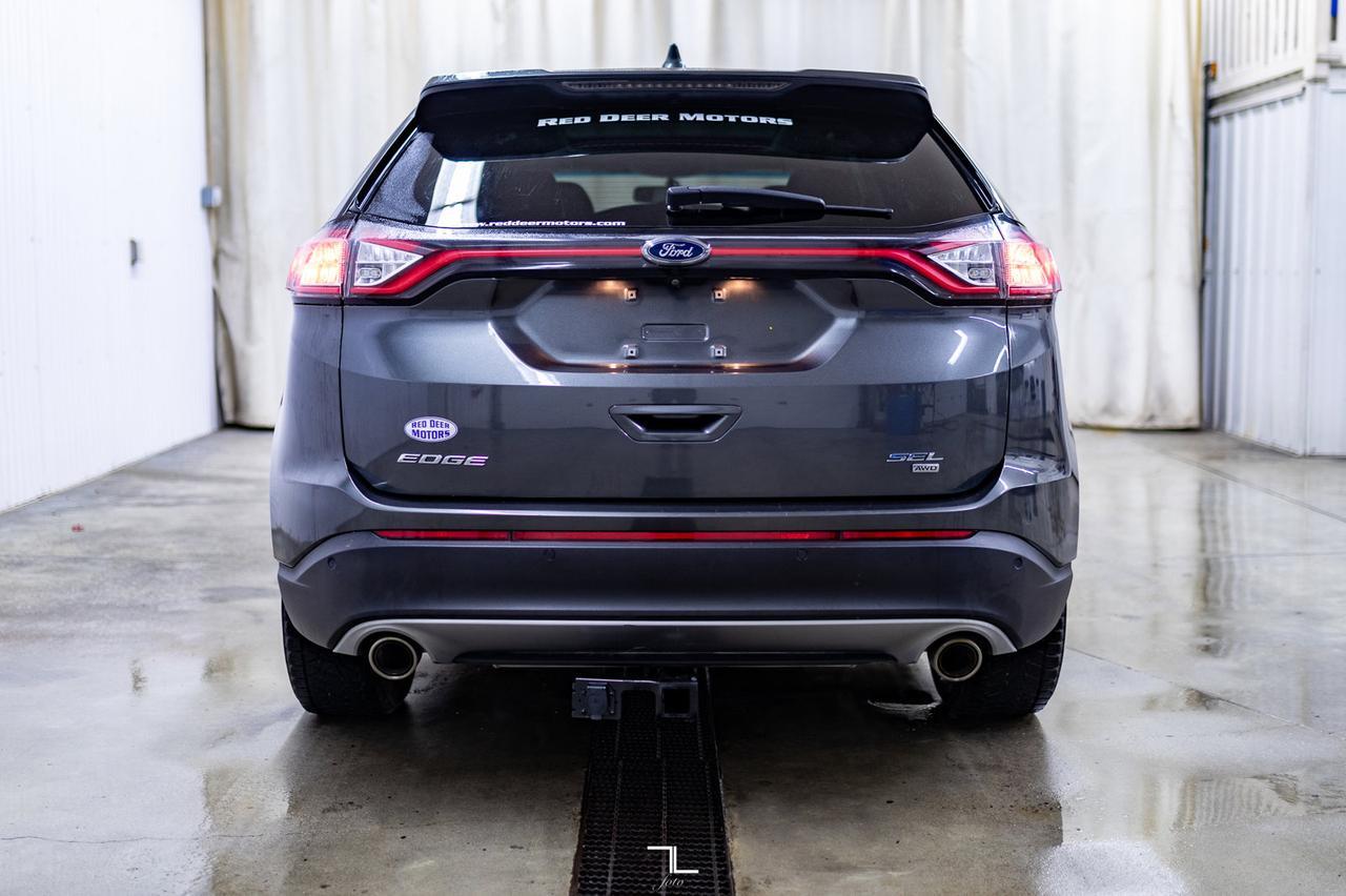 2017 Ford Edge AWD SEL Leather Roof Nav BCam Red Deer AB