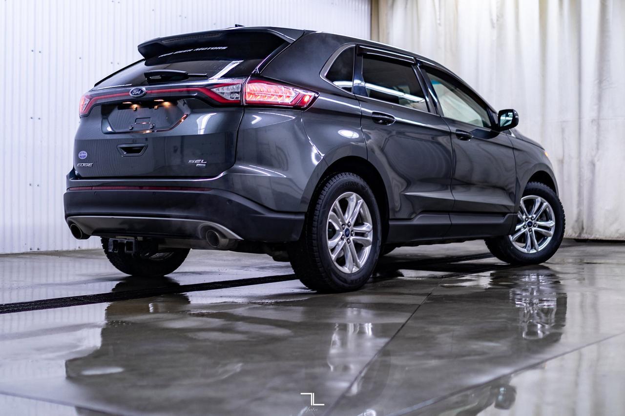 2017 Ford Edge AWD SEL Leather Roof Nav BCam Red Deer AB