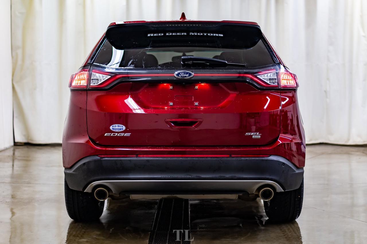 2017 Ford Edge AWD SEL Leather Roof Nav Red Deer AB