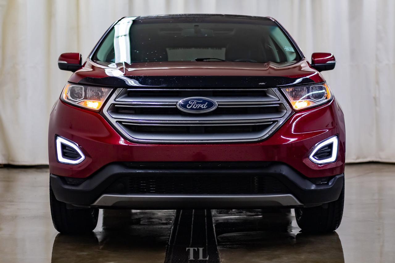 2017 Ford Edge AWD SEL Leather Roof Nav Red Deer AB