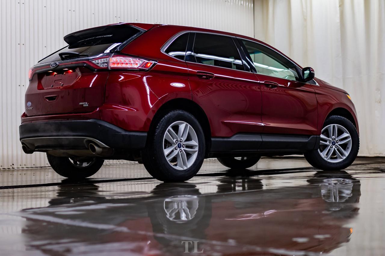 2017 Ford Edge AWD SEL Leather Roof Nav Red Deer AB