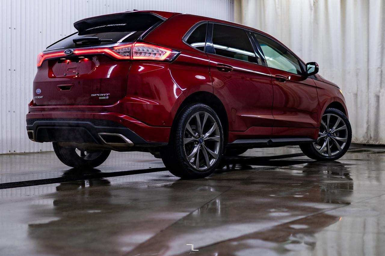 2017 Ford Edge AWD Sport Leather Roof Nav BCam Red Deer AB