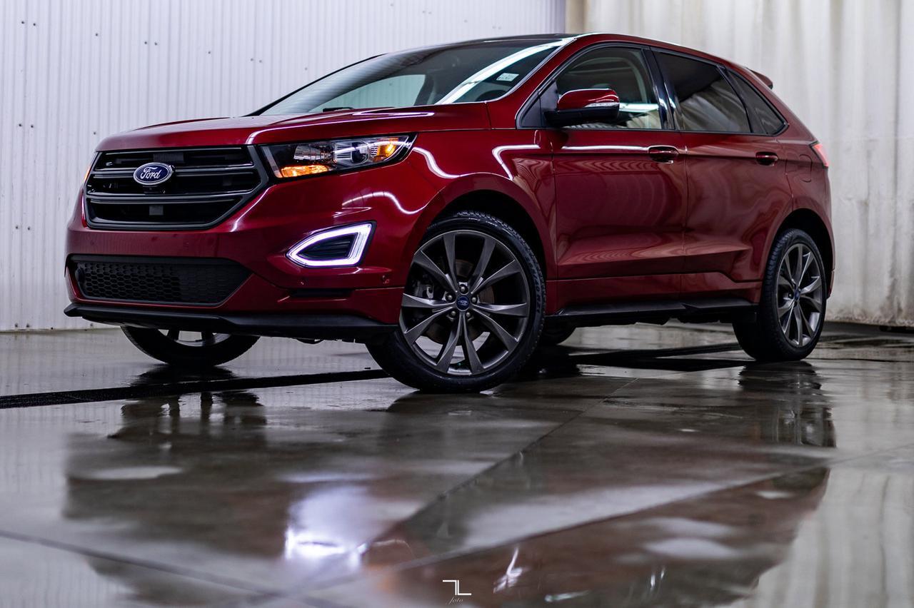 2017 Ford Edge AWD Sport Leather Roof Nav BCam Red Deer AB