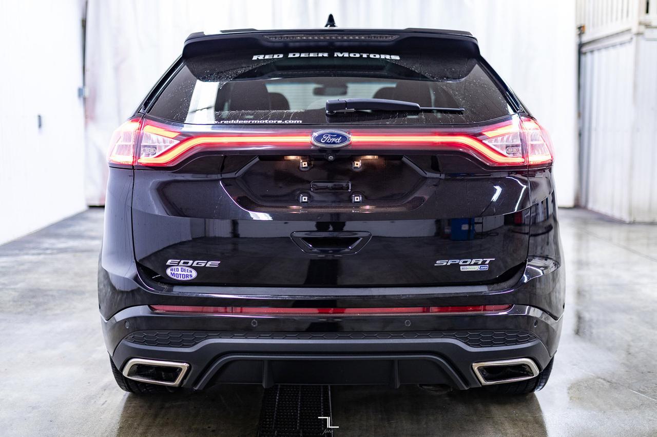 2017 Ford Edge AWD Sport Leather Roof Nav BCam Red Deer AB
