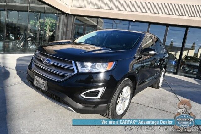 2017 Ford Edge SEL / AWD / Power Cloth Seats / Bluetooth / Back Up Camera / Cruise Control / Keyless Entry & Start / Alloy Wheels / 27 MPG / Tow Pkg / 1-Owner Anchorage AK