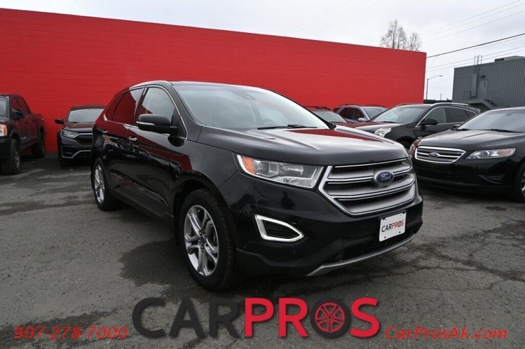 2017 Ford Edge Titanium - AWD - Power Heated/Cooled Leather Seats - 2nd Row Heated Seats - Heated Steering Wheel - Keyless Entry w/ Push To Start - Remote Start - NAV - Bluetooth - Panoramic Sunroof - Block Heater