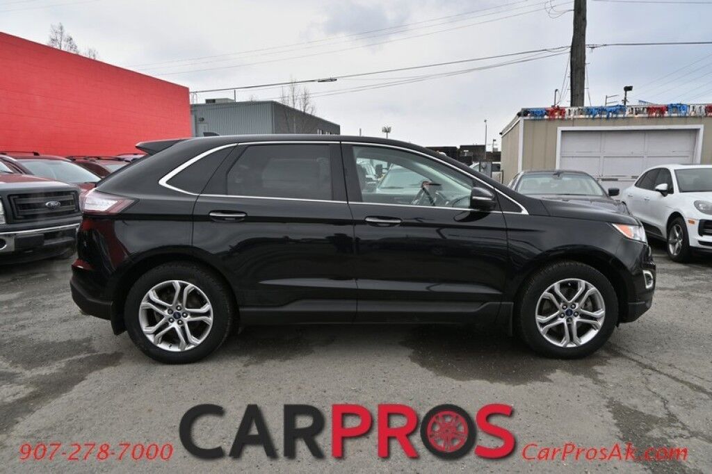 2017 Ford Edge Titanium - AWD - Power Heated/Cooled Leather Seats - 2nd Row Heated Seats - Heated Steering Wheel - Keyless Entry w/ Push To Start - Remote Start - NAV - Bluetooth - Panoramic Sunroof - Block Heater Anchorage AK