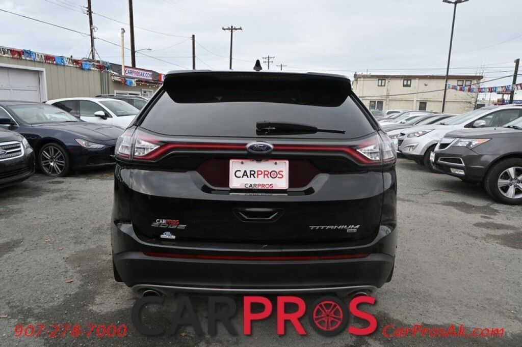 2017 Ford Edge Titanium - AWD - Power Heated/Cooled Leather Seats - 2nd Row Heated Seats - Heated Steering Wheel - Keyless Entry w/ Push To Start - Remote Start - NAV - Bluetooth - Panoramic Sunroof - Block Heater Anchorage AK