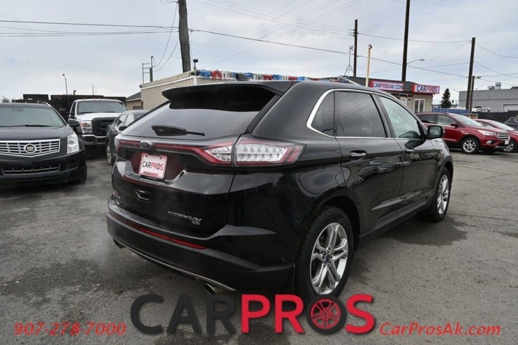 2017 Ford Edge Titanium - AWD - Power Heated/Cooled Leather Seats - 2nd Row Heated Seats - Heated Steering Wheel - Keyless Entry w/ Push To Start - Remote Start - NAV - Bluetooth - Panoramic Sunroof - Block Heater Anchorage AK
