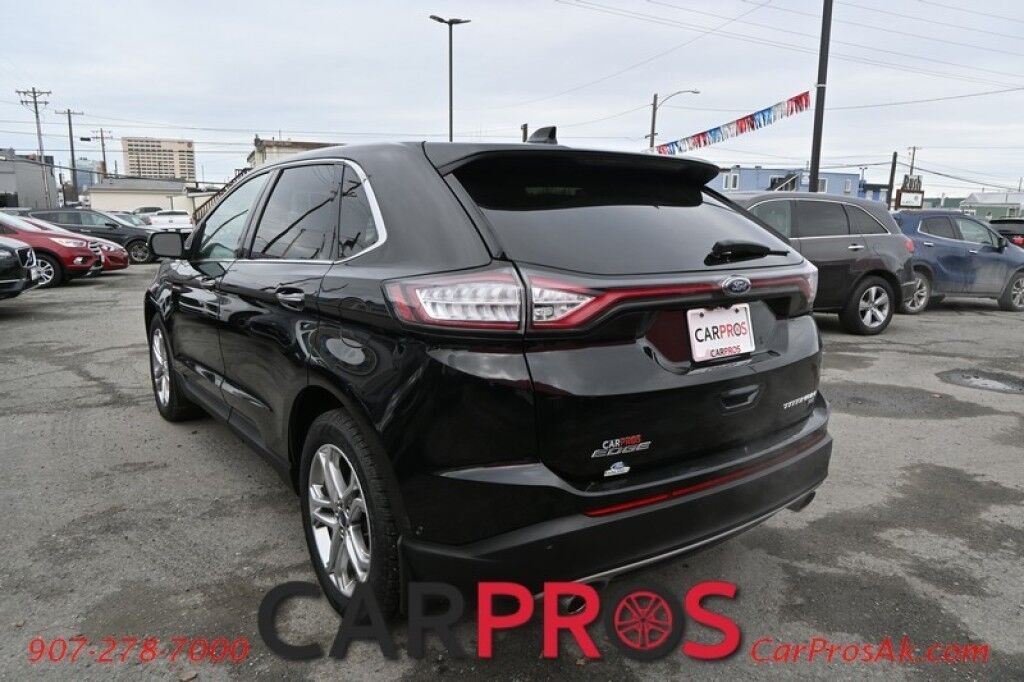 2017 Ford Edge Titanium - AWD - Power Heated/Cooled Leather Seats - 2nd Row Heated Seats - Heated Steering Wheel - Keyless Entry w/ Push To Start - Remote Start - NAV - Bluetooth - Panoramic Sunroof - Block Heater Anchorage AK