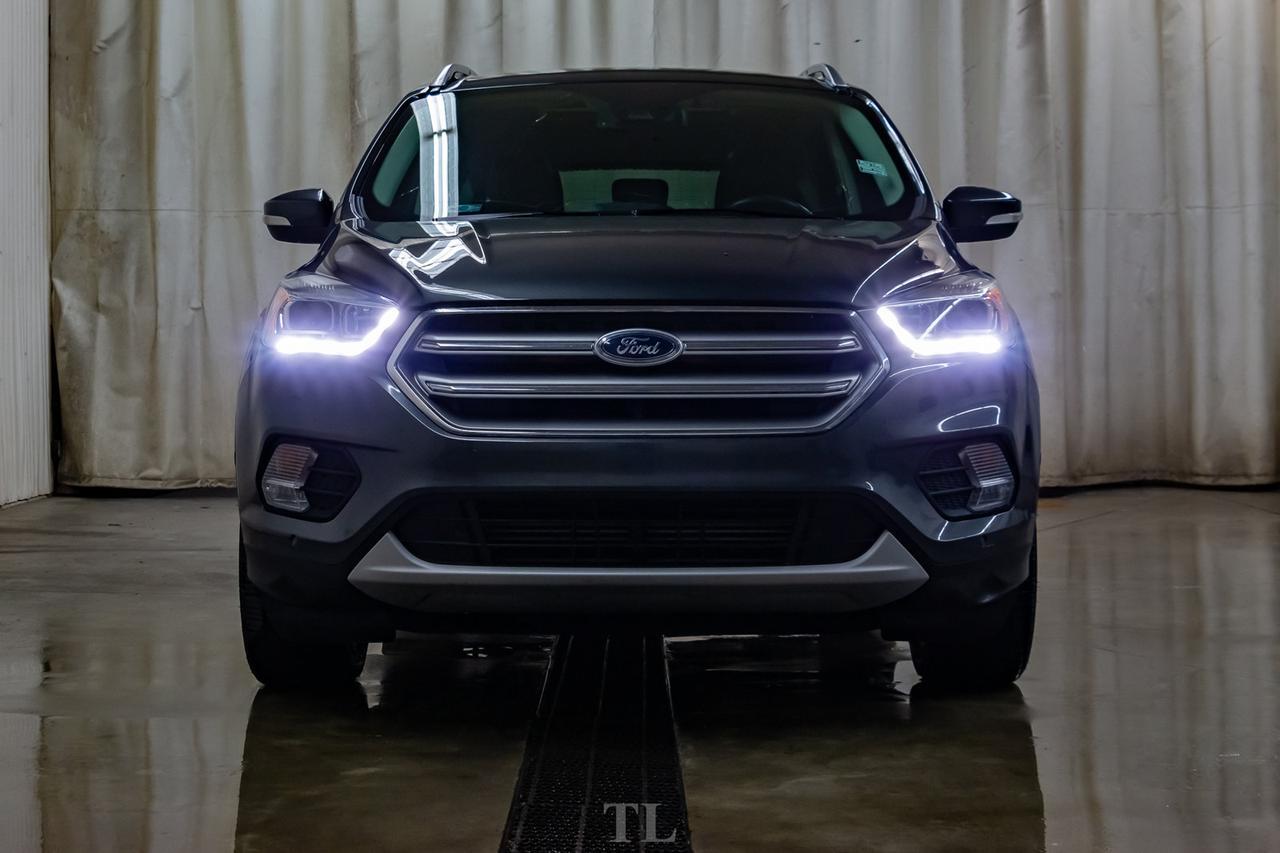 2017 Ford Escape AWD Titanium Leather Roof Nav BCam Red Deer AB