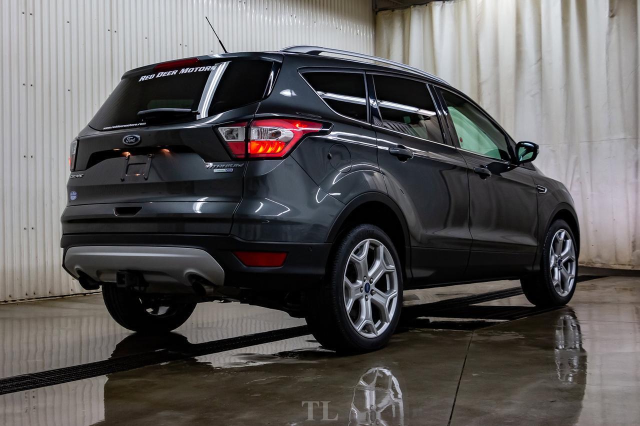 2017 Ford Escape AWD Titanium Leather Roof Nav BCam Red Deer AB