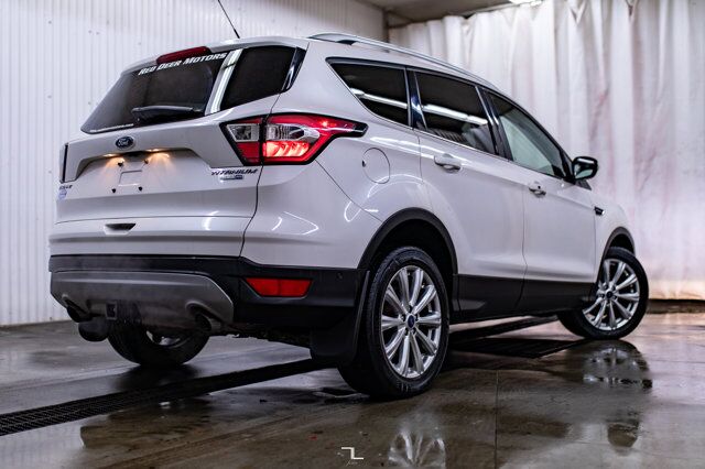 2017 Ford Escape AWD Titanium Leather Roof Nav BCam Red Deer AB