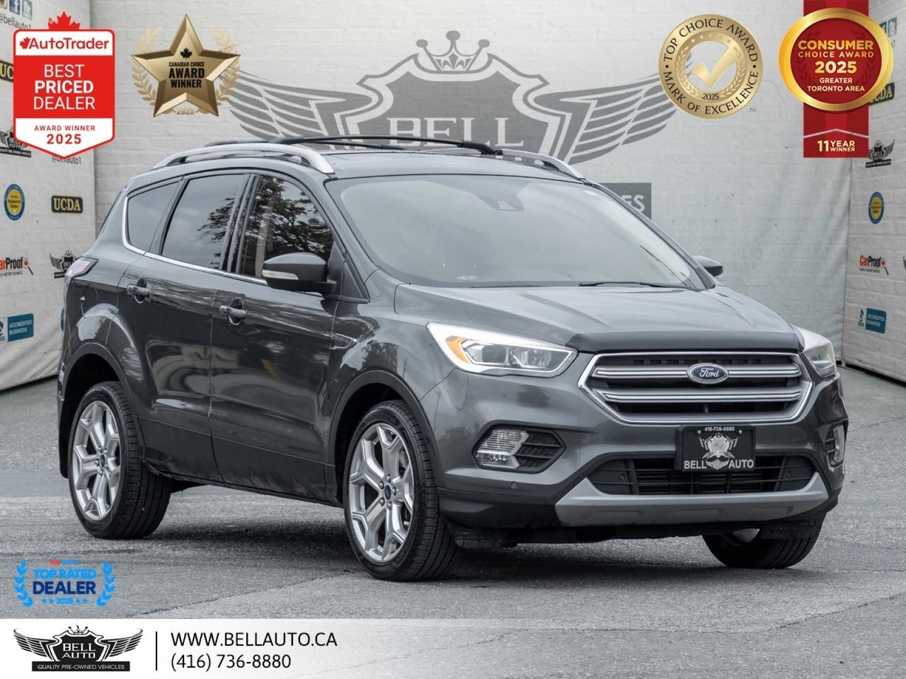 2017 Ford Escape Titanium | NAVI | B.CAM | PANO | HTD LTHR SEATS | NOACCIDENT