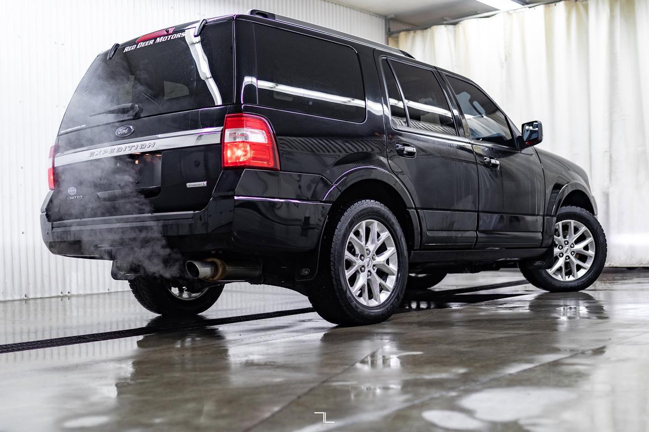 2017 Ford Expedition AWD Limited Leather Roof Nav BCam Red Deer AB