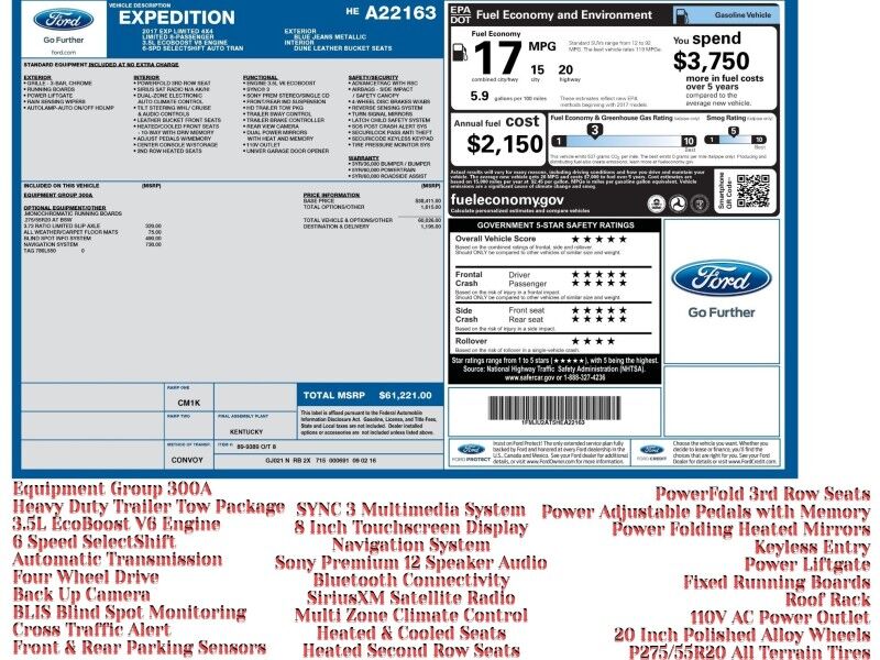 2017 Ford Expedition Limited 4WD
