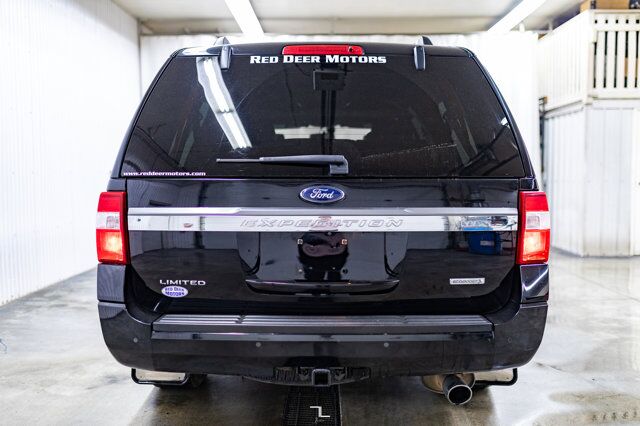 2017 Ford Expedition Max 4x4 Limited Leather Roof Nav BCam Red Deer AB