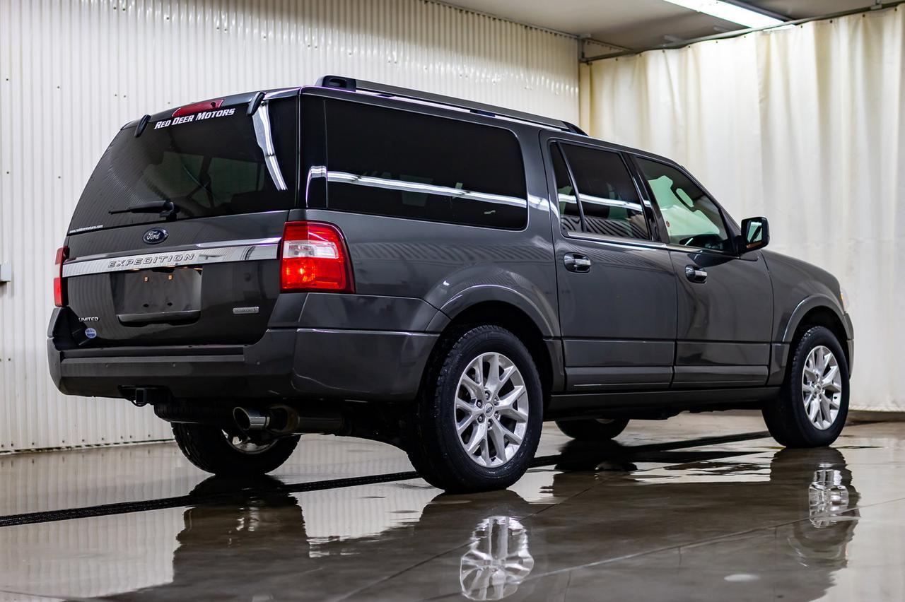 2017 Ford Expedition Max AWD Limited Leather Roof Nav BCam Red Deer AB