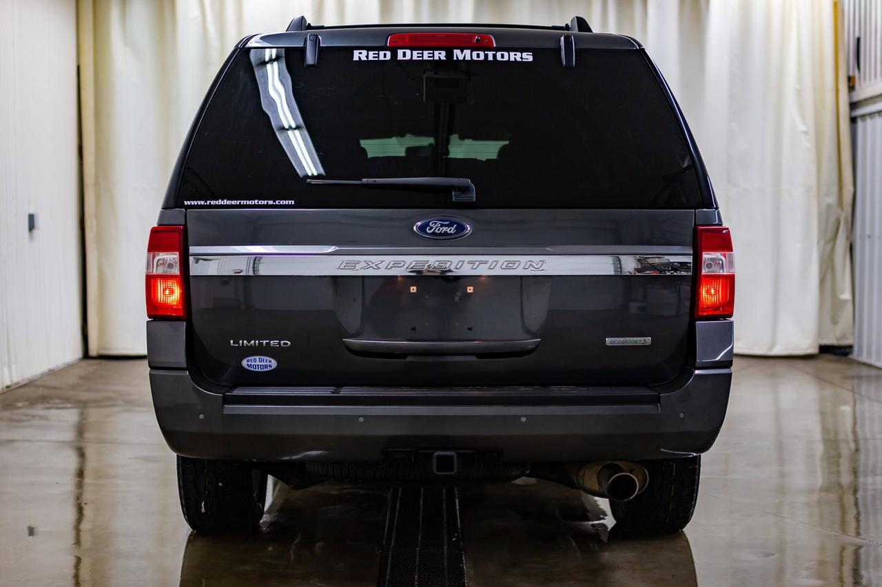 2017 Ford Expedition Max AWD Limited Leather Roof Nav BCam Red Deer AB