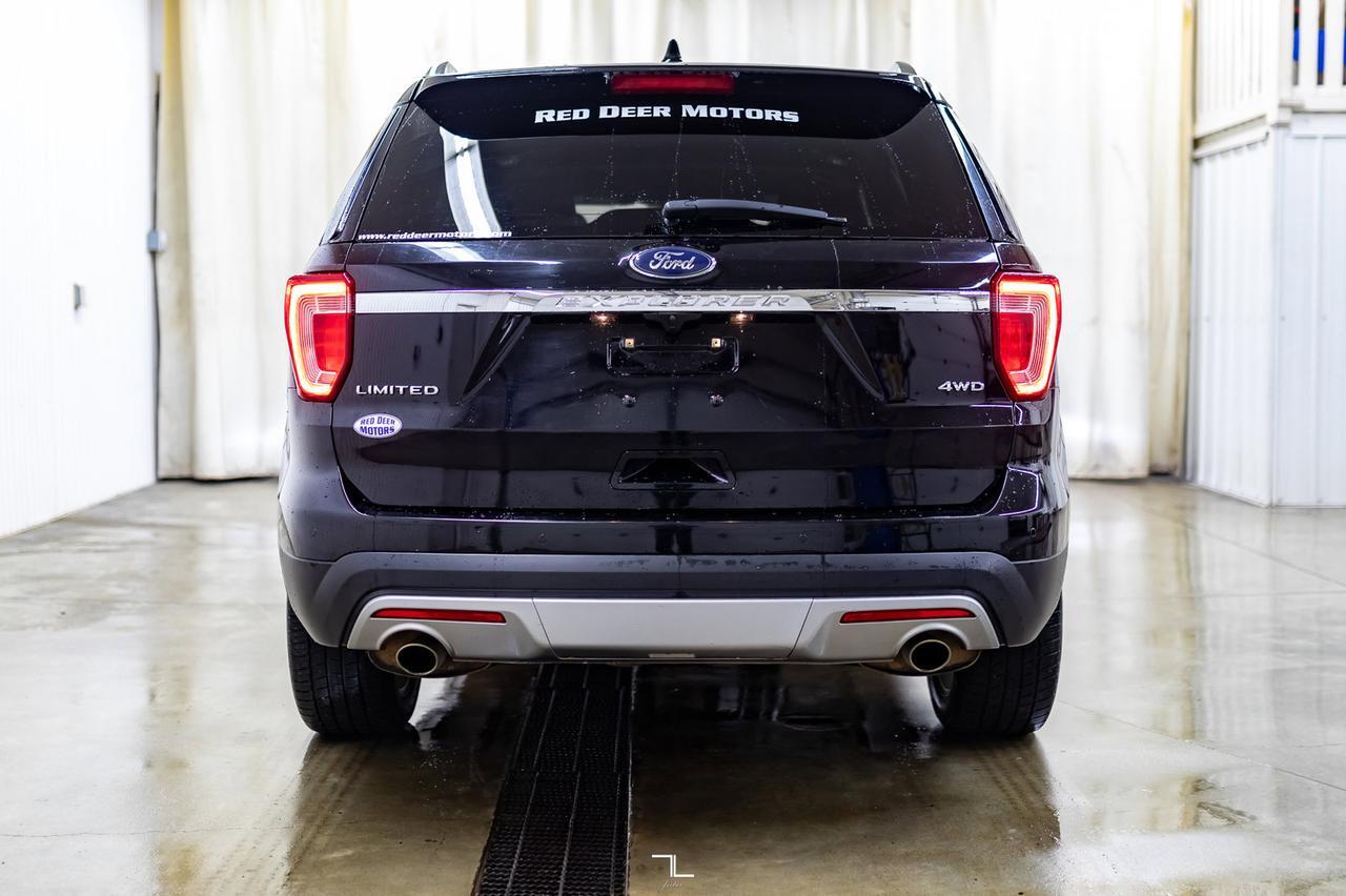2017 Ford Explorer AWD Limited Leather Roof Nav BCam Red Deer AB