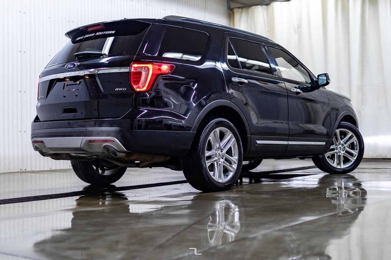 2017 Ford Explorer AWD Limited Leather Roof Nav BCam Red Deer AB