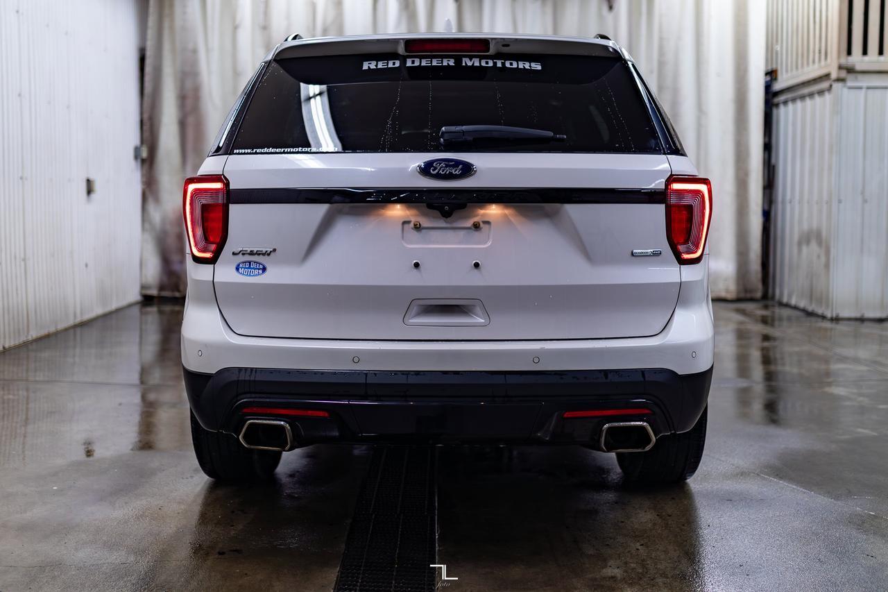 2017 Ford Explorer AWD Sport Leather Roof Nav BCam Red Deer AB