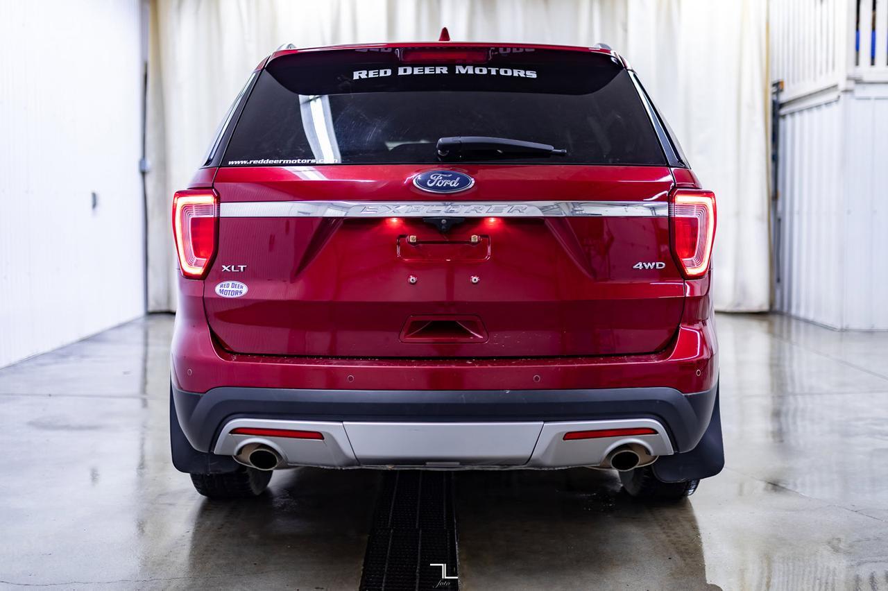 2017 Ford Explorer AWD XLT Nav BCam Third Row Red Deer AB