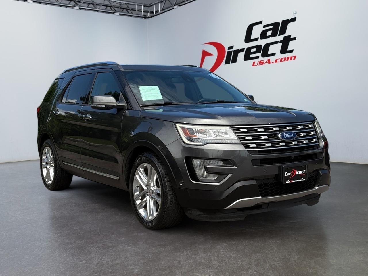 2017 Ford Explorer Limited, POWER LIFTGATE, ROOF RACKS, PANORAMIC MOONROOF, NAVIGATION, HEATED FRONT & REAR SEATS, POWER 3RD ROW SEATING, BLUETOOTH, CLEAN CARFAX, LOW MILEAGE, EXPLORE THE ROAD IN THIS FORD! Virginia Beach VA
