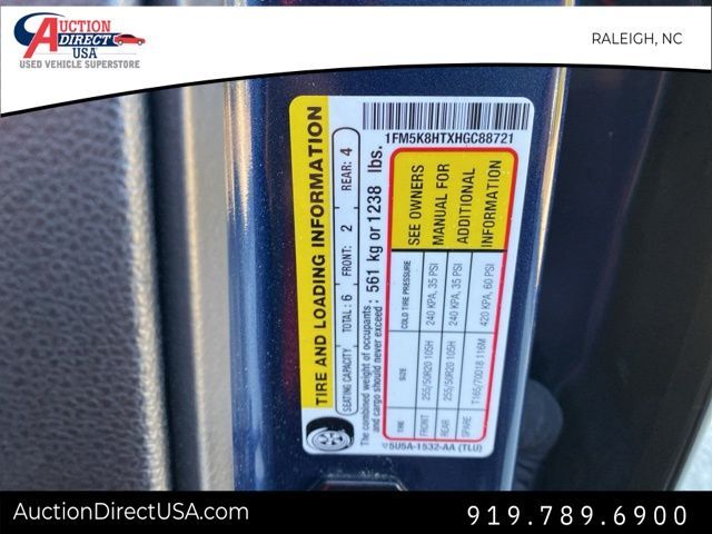 2017 Ford Explorer Platinum Raleigh NC