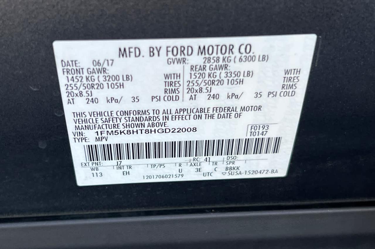 2017 Ford Explorer Platinum Roseville CA