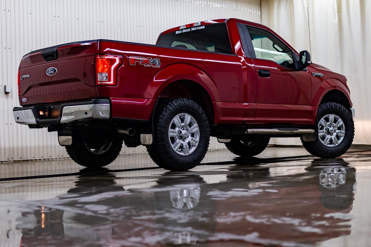2017 Ford F-150 4x4 Reg Cab XLT FX4 Short Box 2&quot; Level Kit Red Deer AB