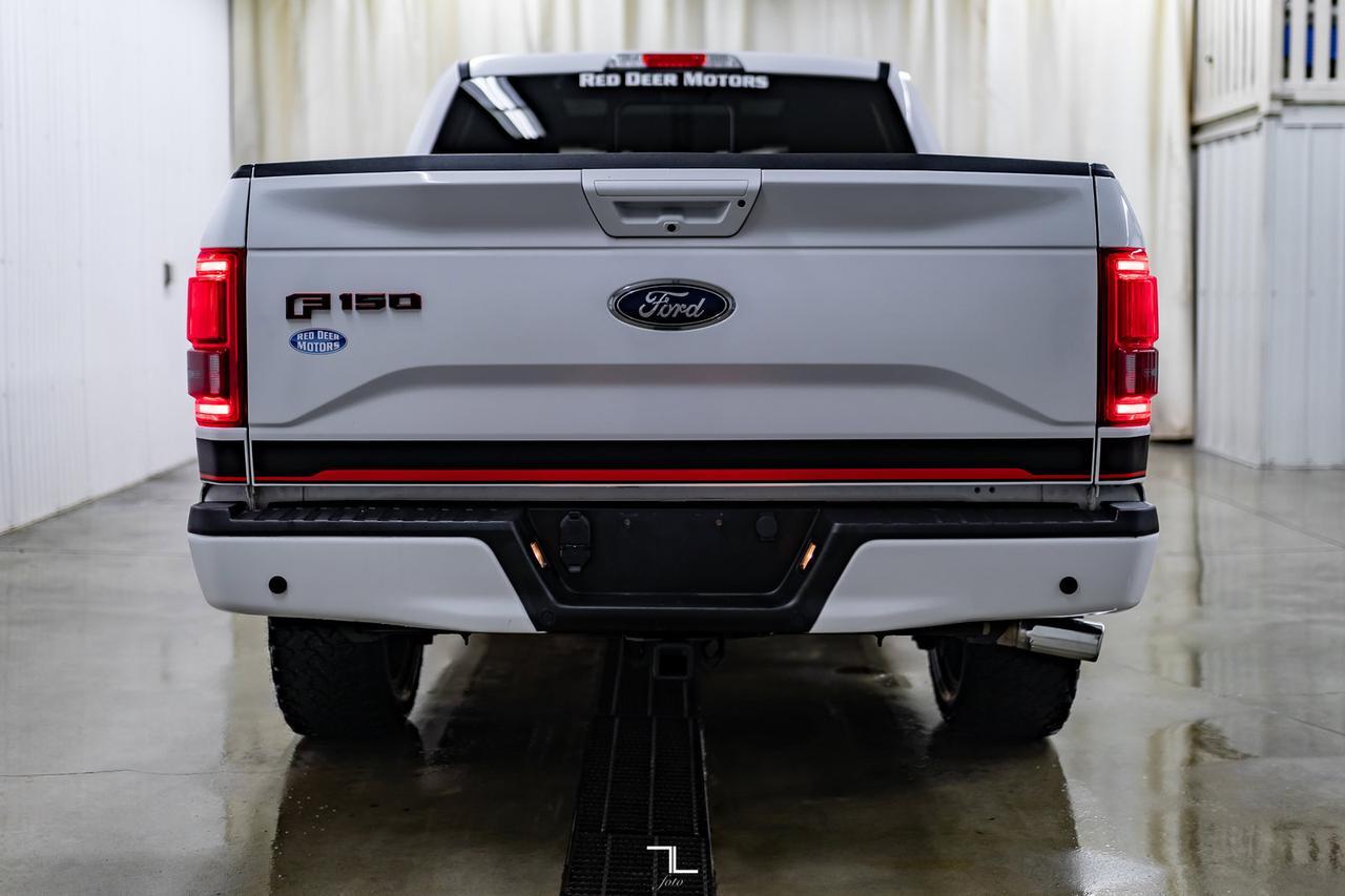 2017 Ford F-150 4x4 Super Crew Lariat FX4 Appearance PKG Leather Roof Nav Red Deer AB
