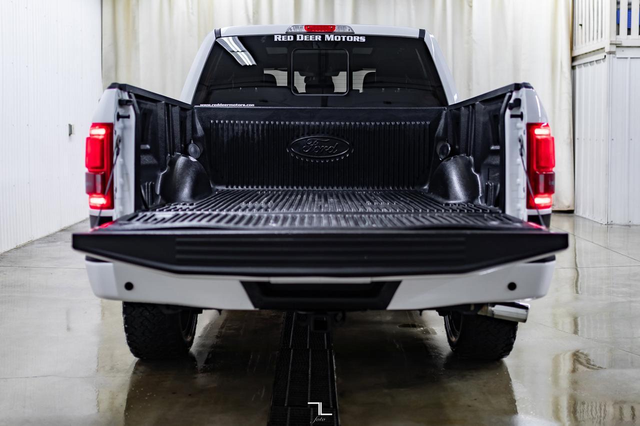 2017 Ford F-150 4x4 Super Crew Lariat FX4 Appearance PKG Leather Roof Nav Red Deer AB