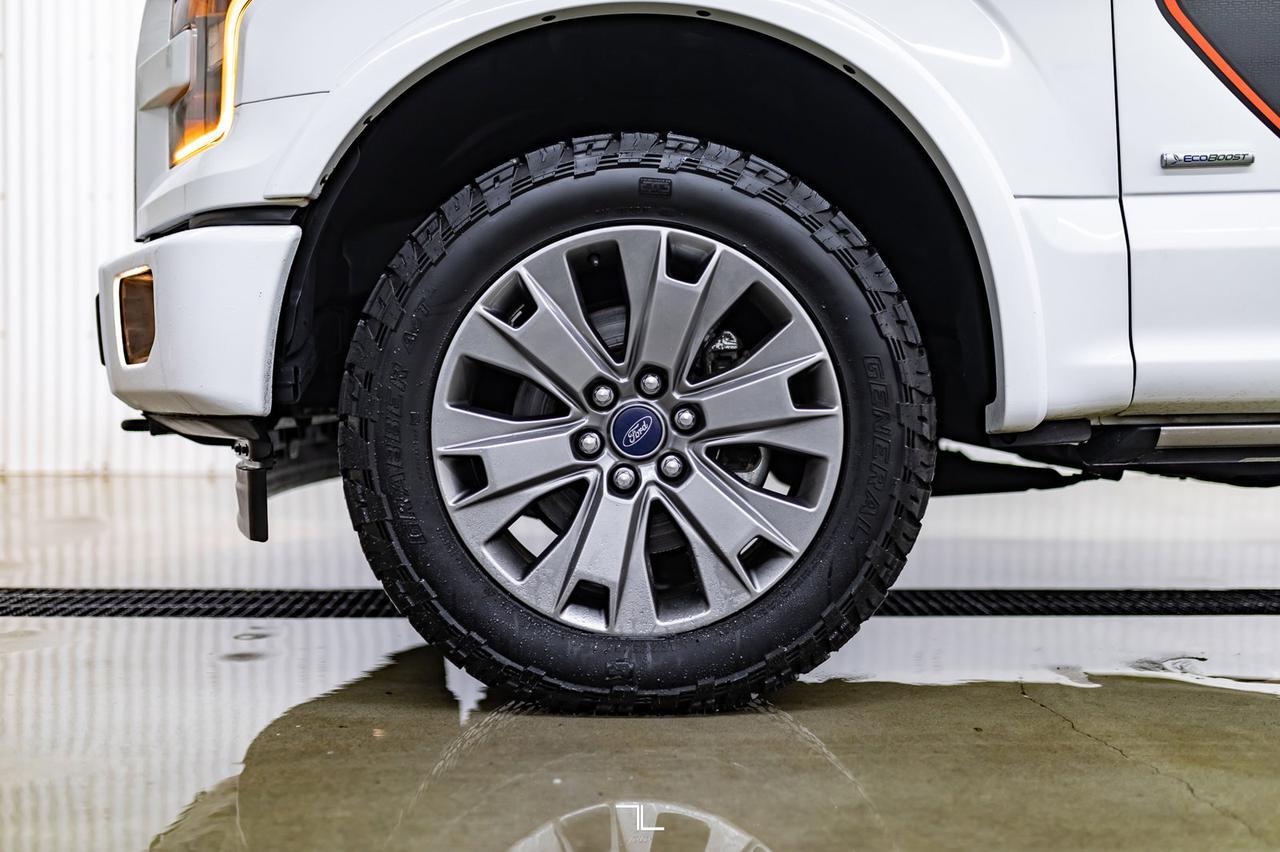 2017 Ford F-150 4x4 Super Crew Lariat FX4 Appearance PKG Leather Roof Nav Red Deer AB