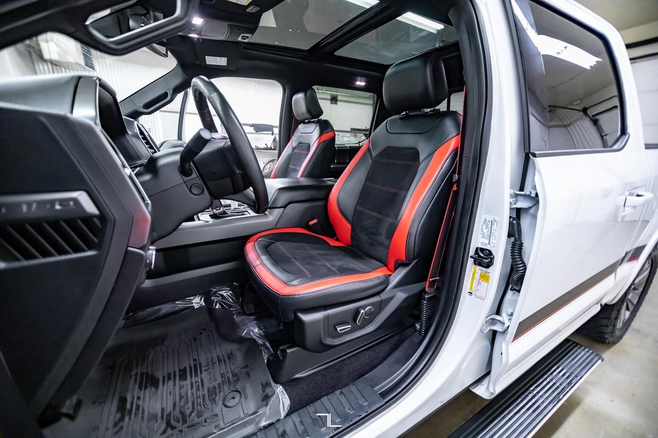 2017 Ford F-150 4x4 Super Crew Lariat FX4 Appearance PKG Leather Roof Nav Red Deer AB