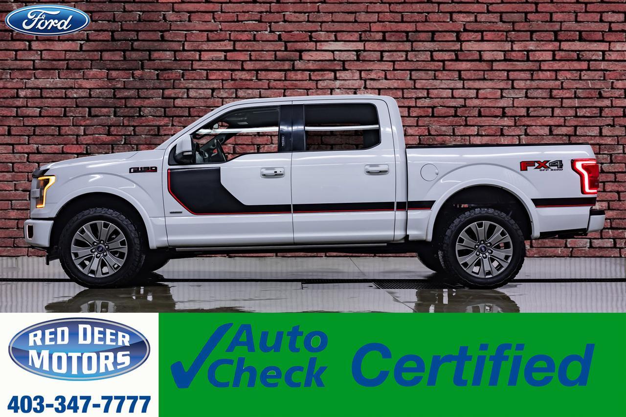 2017 Ford F-150 4x4 Super Crew Lariat FX4 Appearance PKG Leather Roof Nav