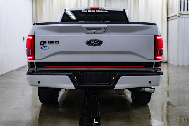 2017 Ford F-150 4x4 Super Crew Lariat FX4 Appearance PKG Leather Roof Nav Red Deer AB