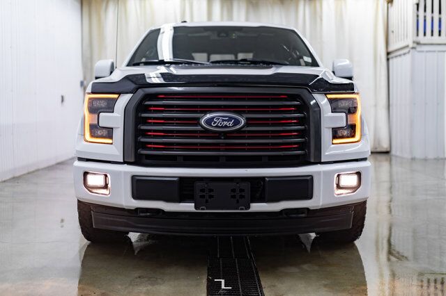 2017 Ford F-150 4x4 Super Crew Lariat FX4 Appearance PKG Leather Roof Nav Red Deer AB