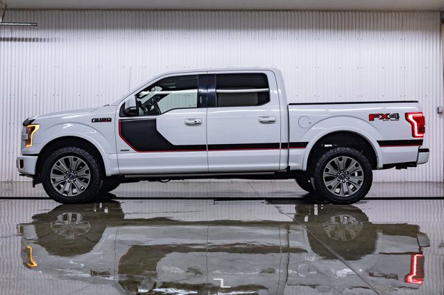 2017 Ford F-150 4x4 Super Crew Lariat FX4 Appearance PKG Leather Roof Nav Red Deer AB