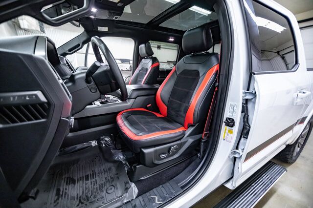 2017 Ford F-150 4x4 Super Crew Lariat FX4 Appearance PKG Leather Roof Nav Red Deer AB