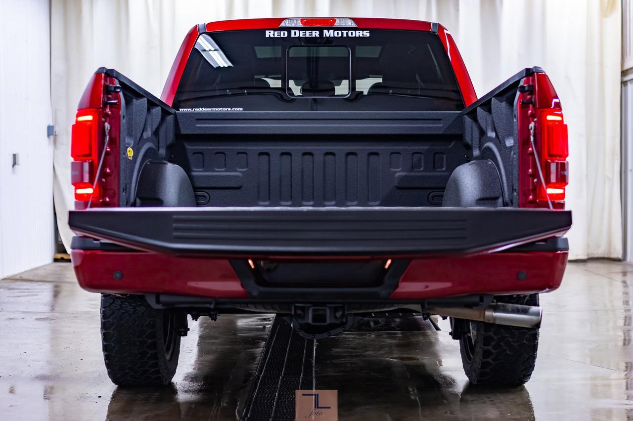 2017 Ford F-150 4x4 Super Crew Lariat FX4 Leather Roof Nav Red Deer AB